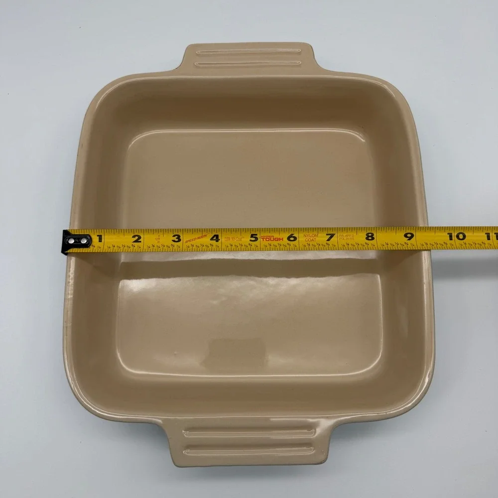 Le Creuset Stoneware 9x9 Square Baking Casserole Dish w/ Handles Sky Blue 18-27